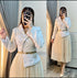 Women Elegant Midi Length Blazer Dress
